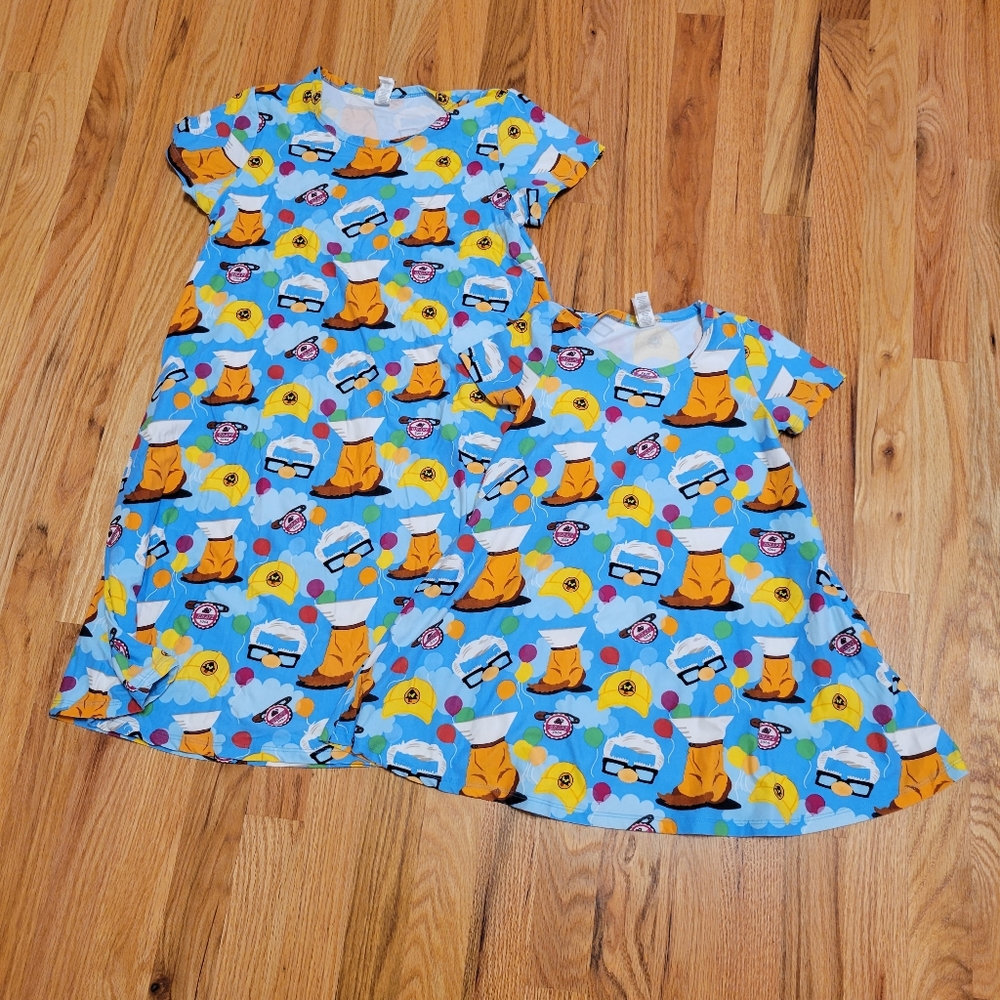 Disney "Up" Ambrie Kids Swing Dress Pockets - 4T & 12- Disneybound, Disney Parks